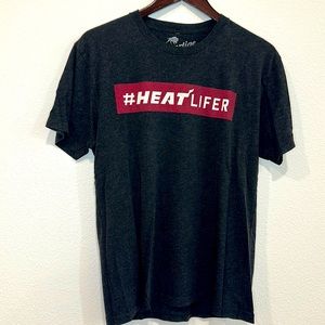 Miami Heat T-Shirt #HeatLifer Sportiqe Medium Grey
